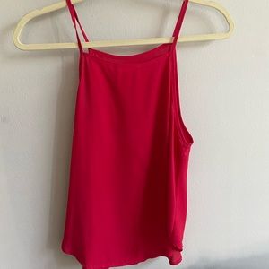 Lush- Hot Pink High Neck Tank